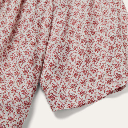 Stetson Short-Sleeved Cottage Floral Blouse