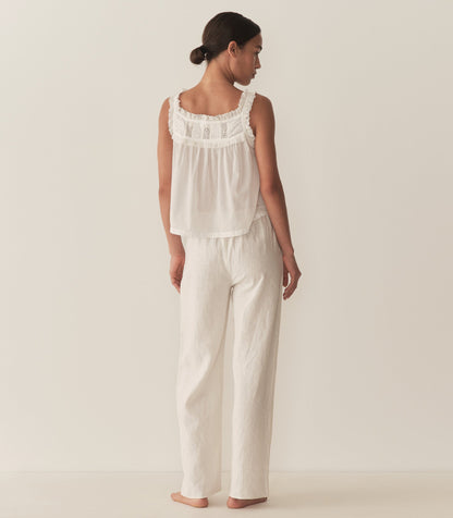 DÔEN Women Lavon Linen Pant - Salt