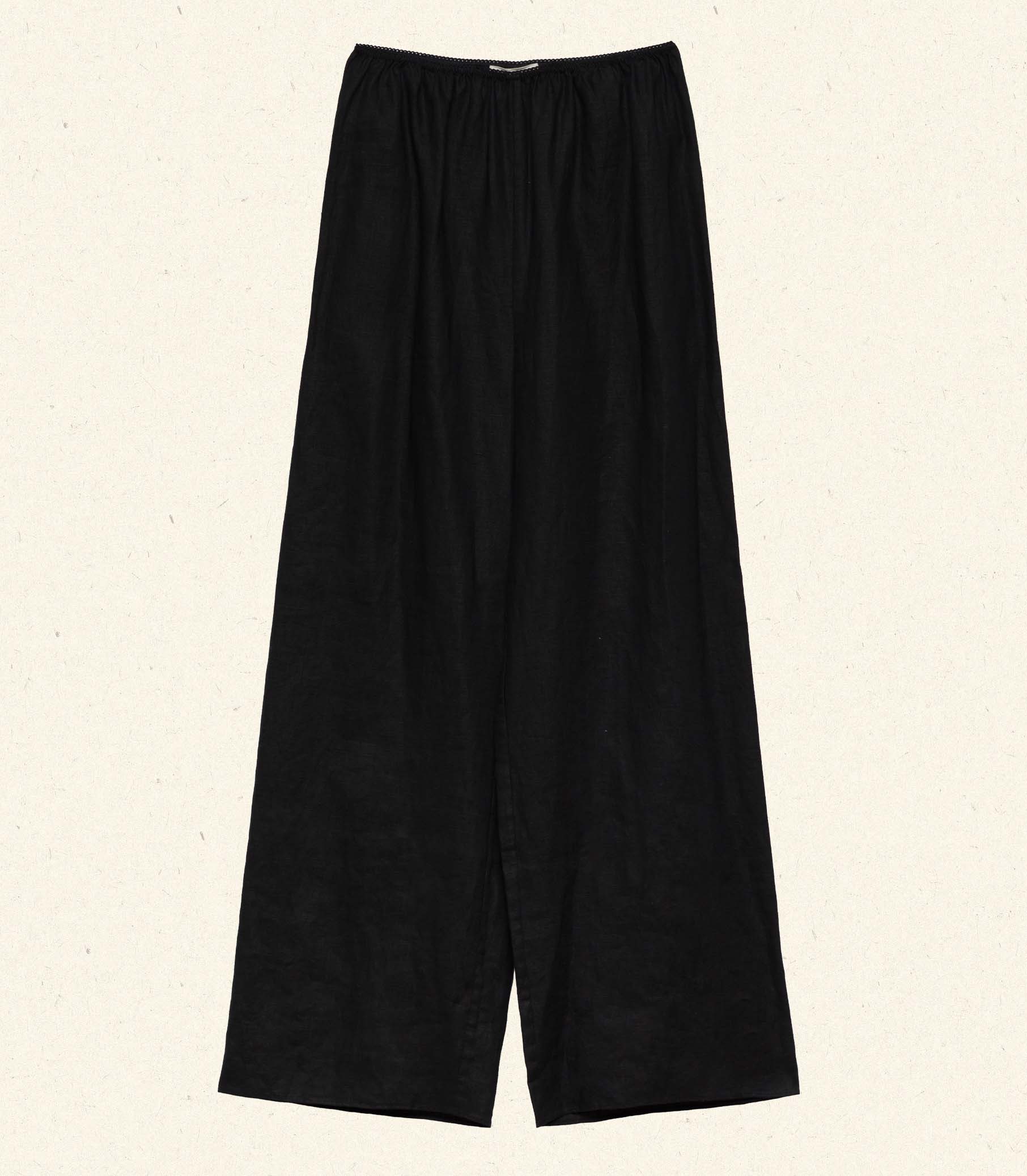 DÔEN Women Lavon Linen Pant - Black