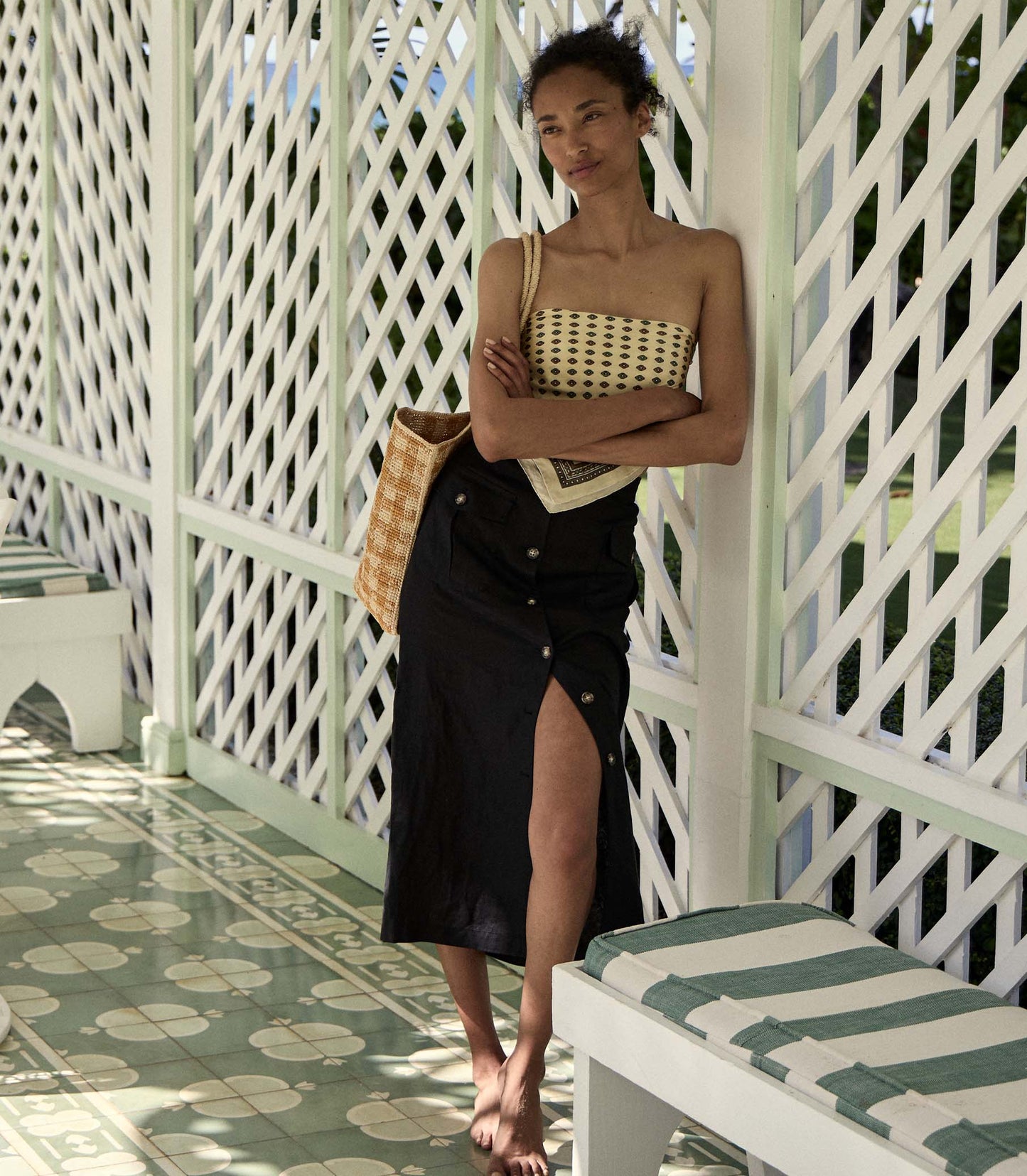 DÔEN Women Lourdes Skirt - Black