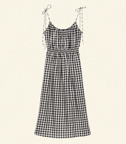 DÔEN Women Leslie Dress - Marilyn Gingham