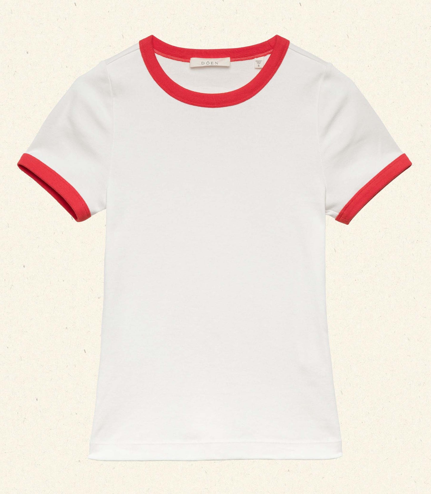 DÔEN Women Vivi Ringer Tee - Salt
