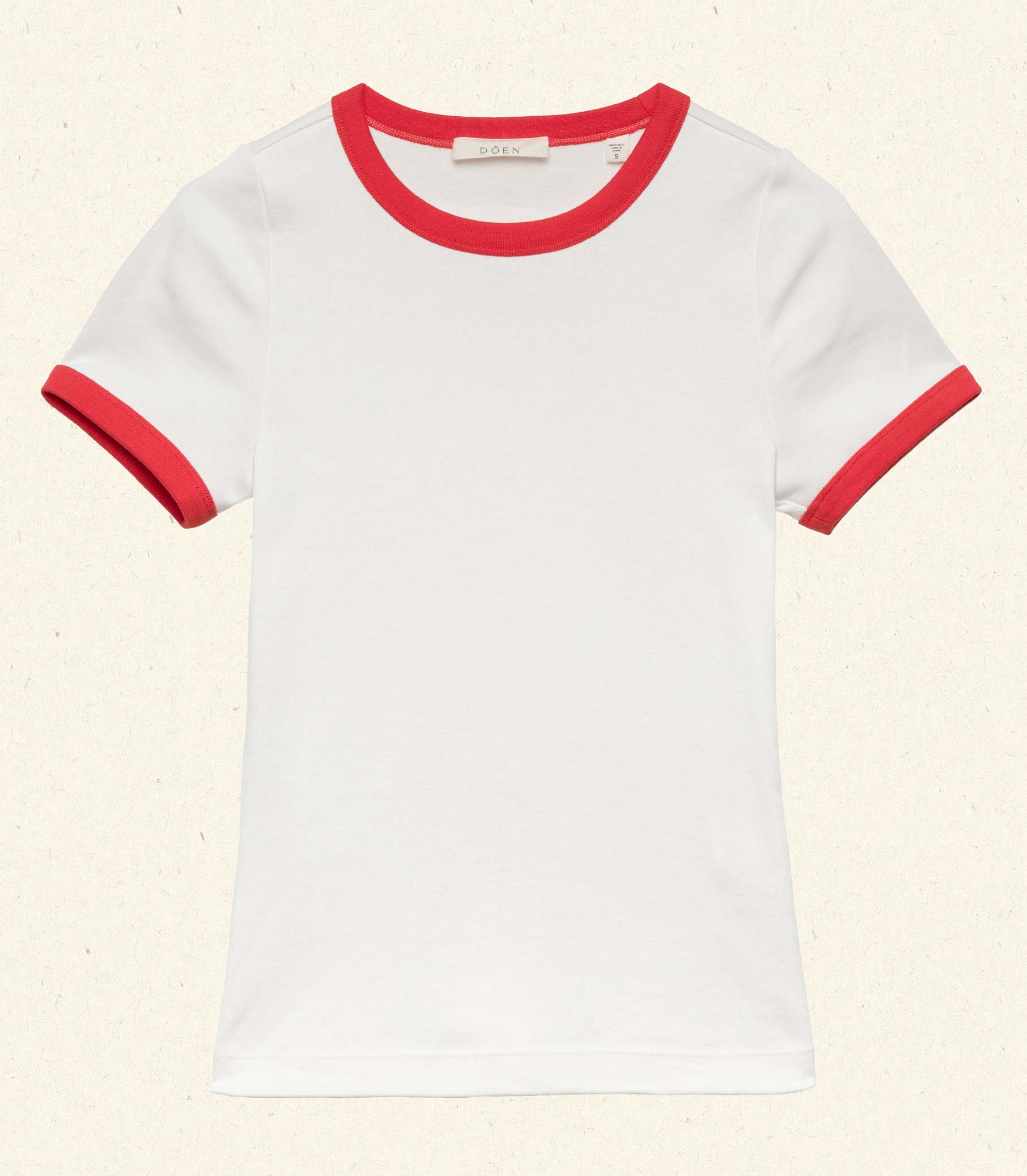 DÔEN Women Vivi Ringer Tee - Salt