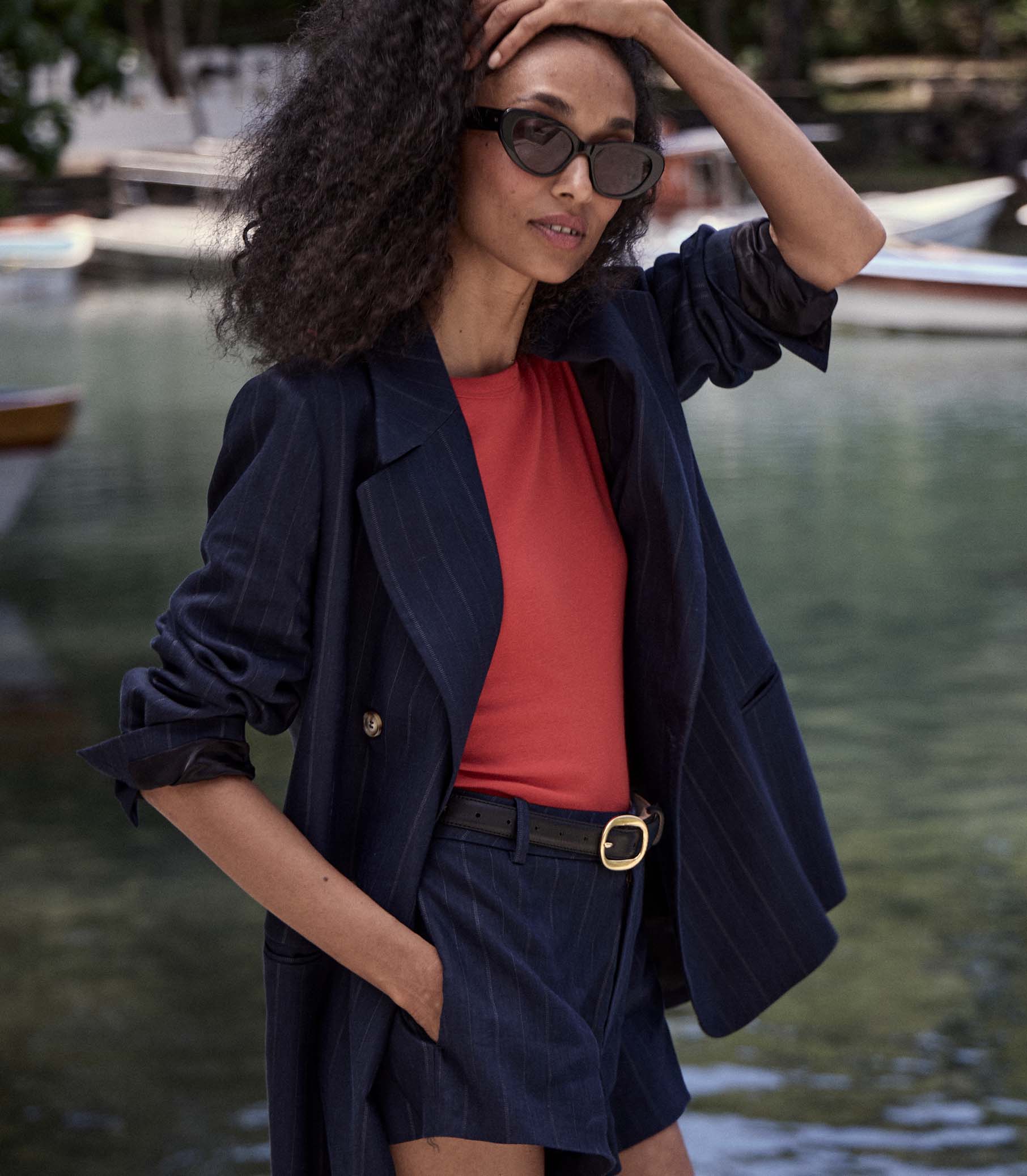 DÔEN Women Vivi Tee - Scarlet