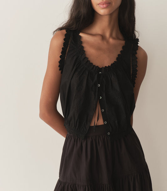 DÔEN Women Traveler Top - Black