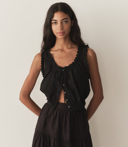 DÔEN Women Traveler Top - Black
