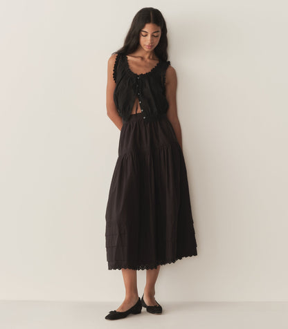 DÔEN Women Traveler Top - Black