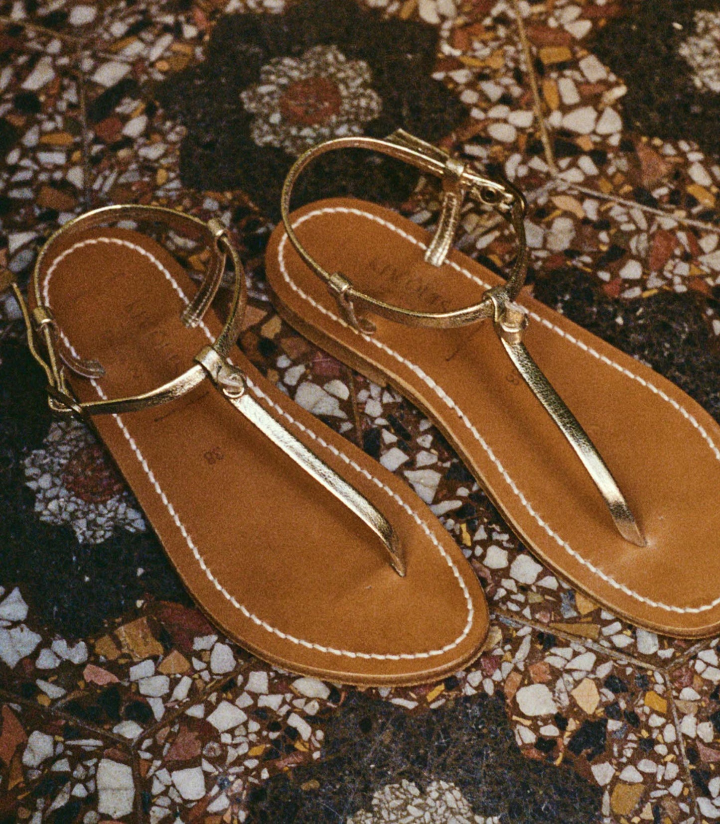 DÔEN Women DÔEN & KJacques Côte Sandal - Metallic Champagne