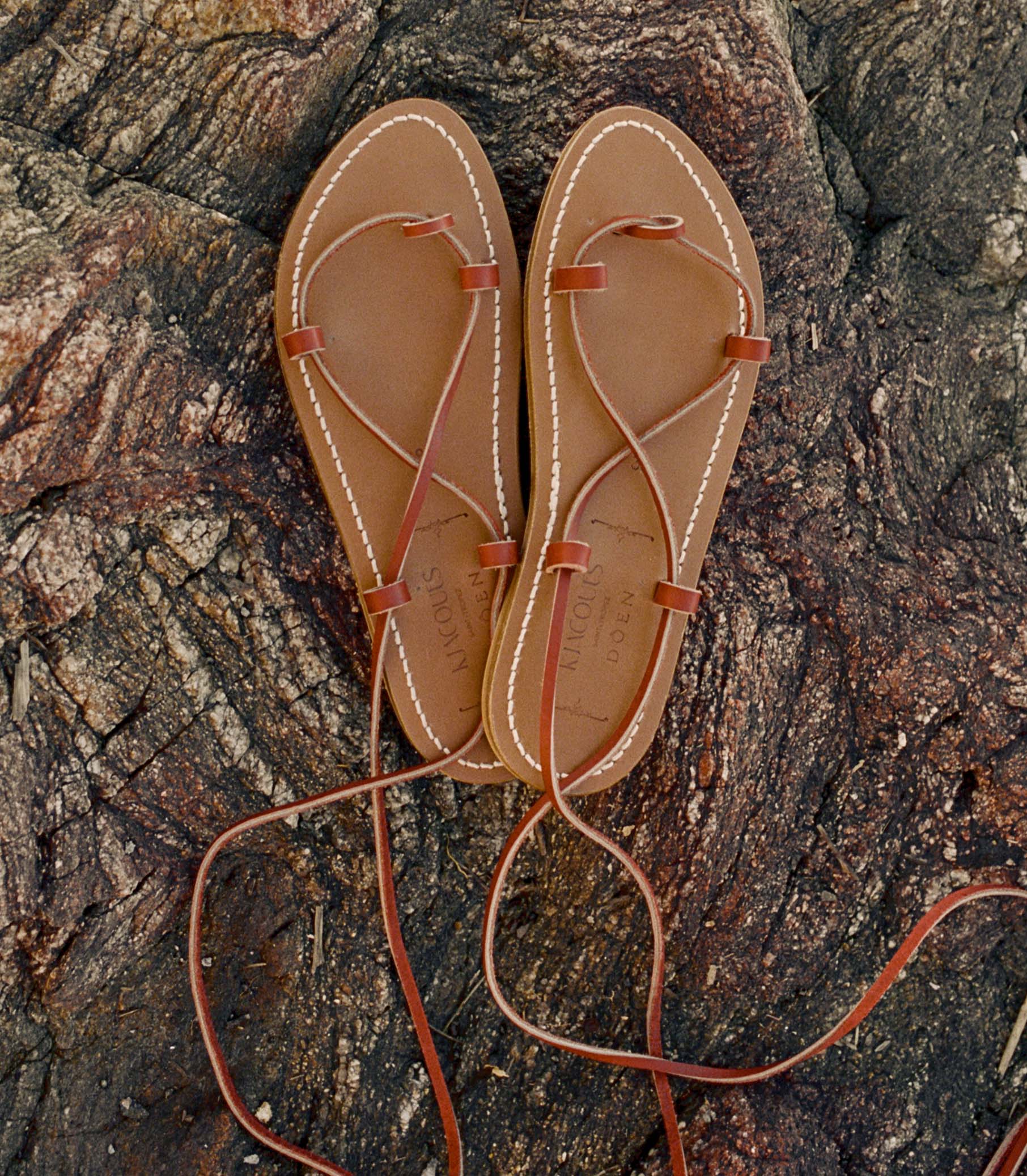 DÔEN Women DÔEN & KJacques Bikini Sandal - Rouge Vachetta