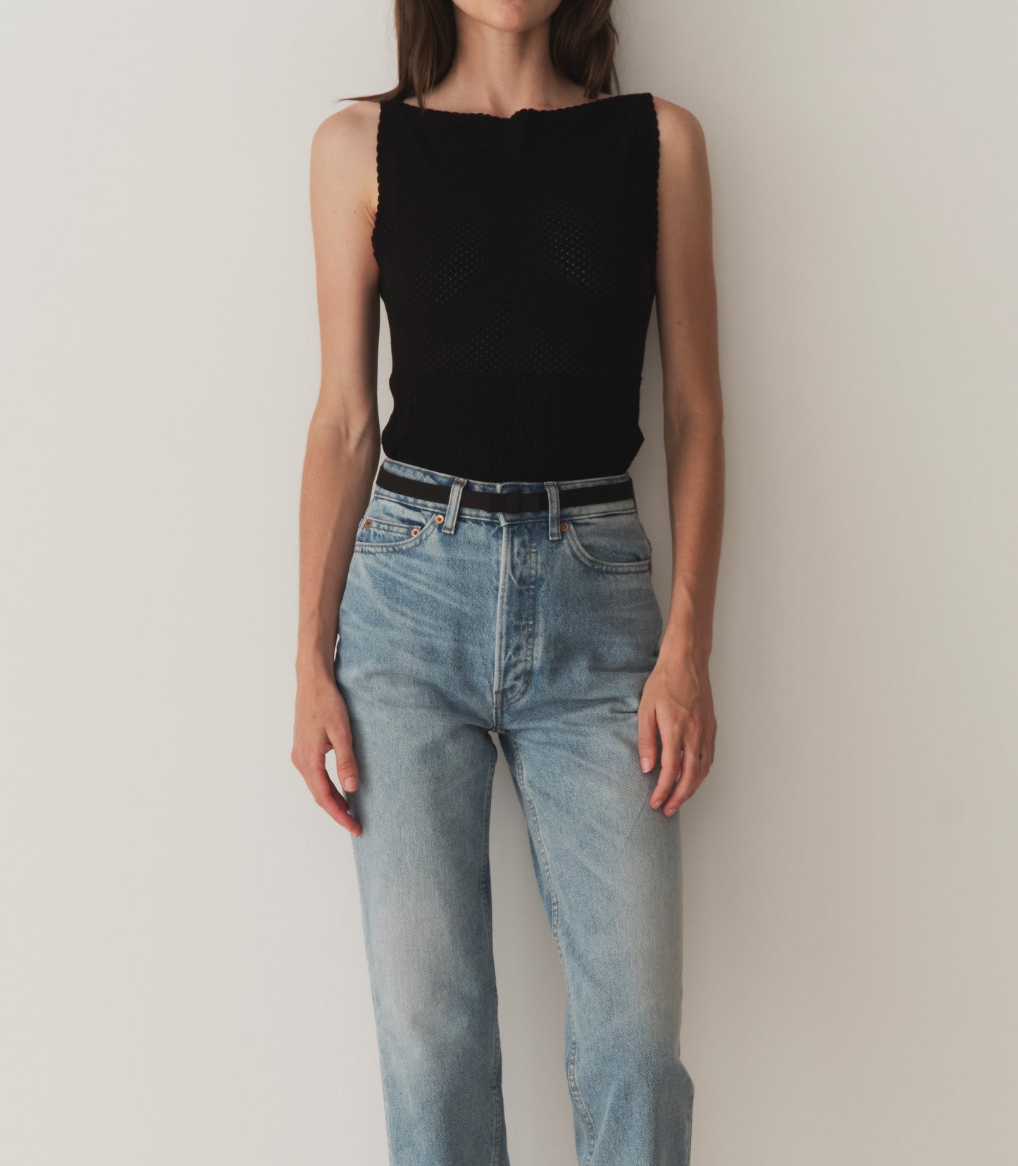 DÔEN Women Junie Bow Belt - Black