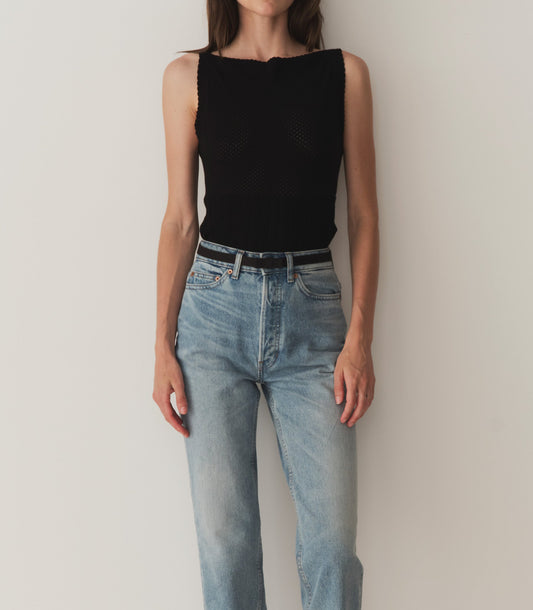 DÔEN Women Junie Bow Belt - Black