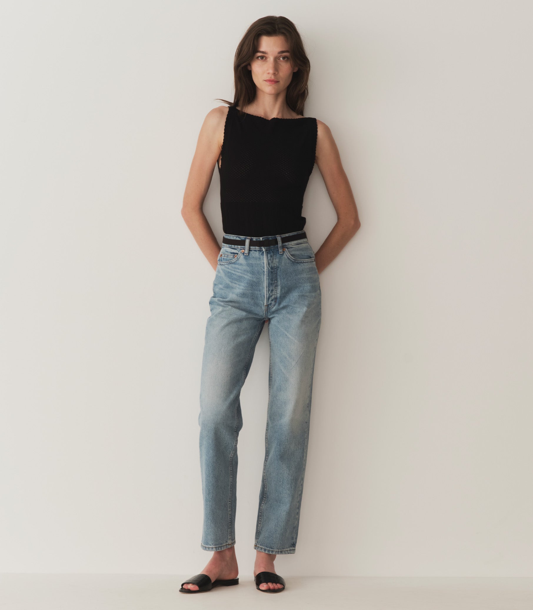 DÔEN Women Junie Bow Belt - Black