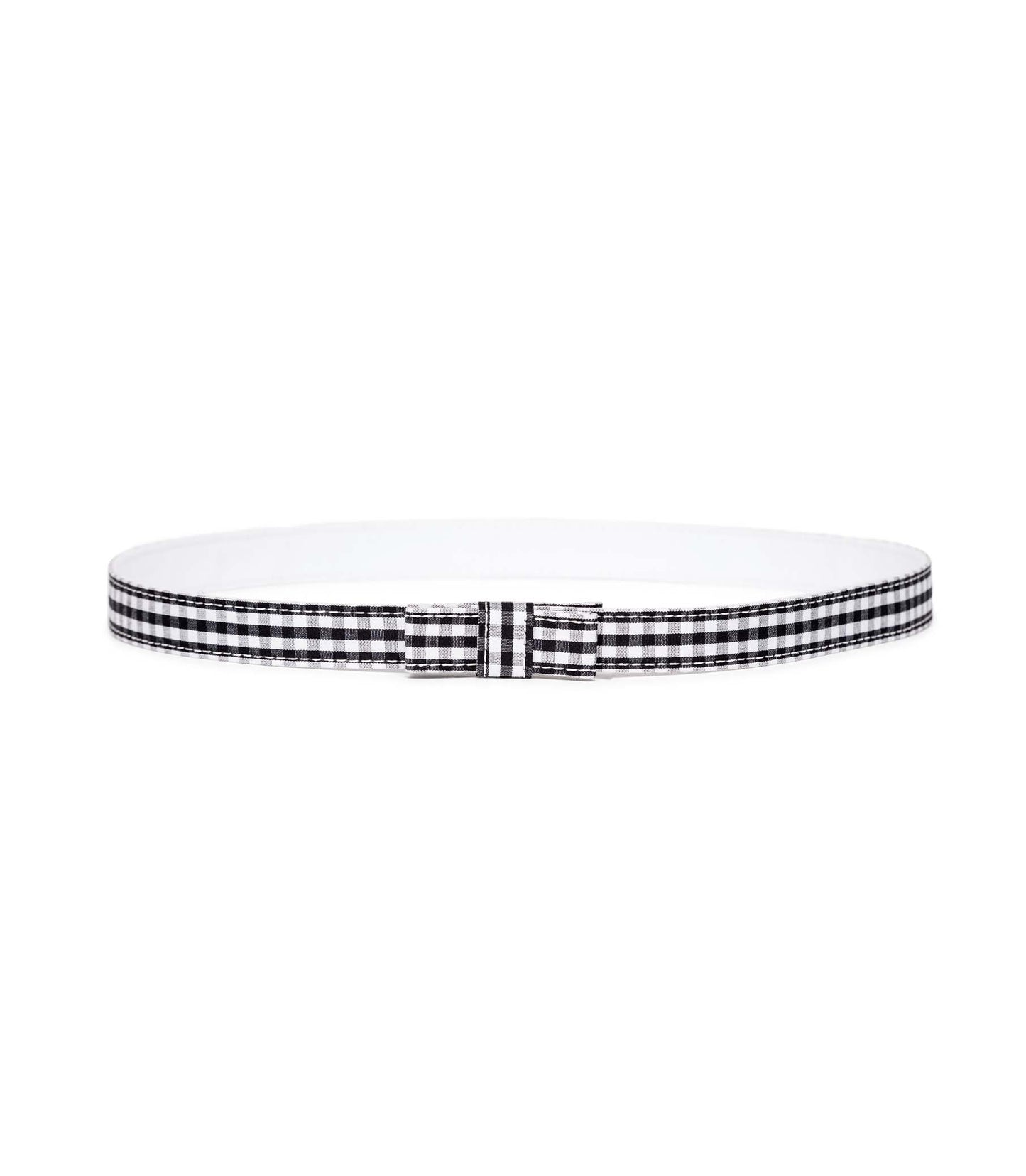 DÔEN Women Junie Bow Belt - Gingham
