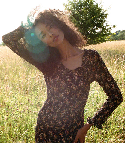 DÔEN Women Roselia Dress - Foxglove Floral