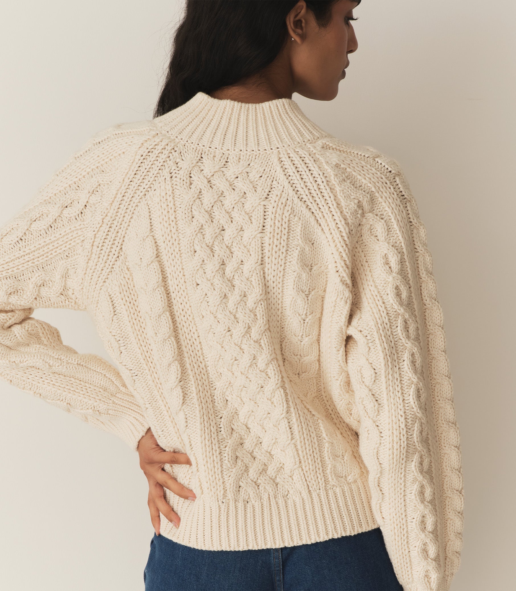 DÔEN Women Norwood Sweater - Cream