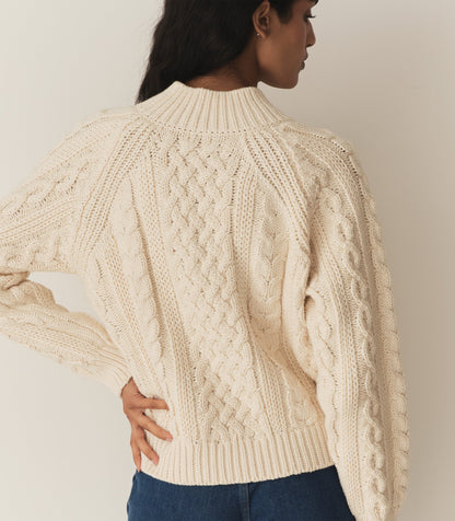DÔEN Women Norwood Sweater - Cream