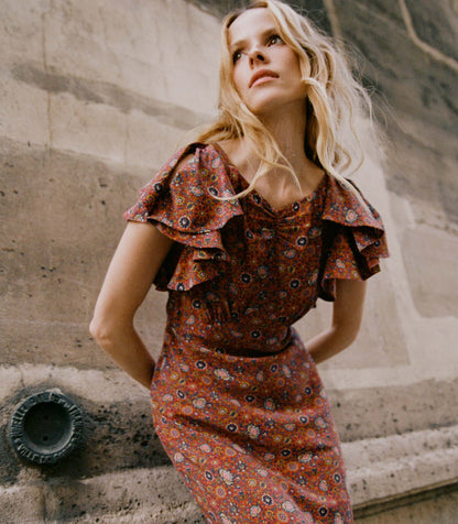 DÔEN Women Beatriz Dress - Rouge Riviera Medallion