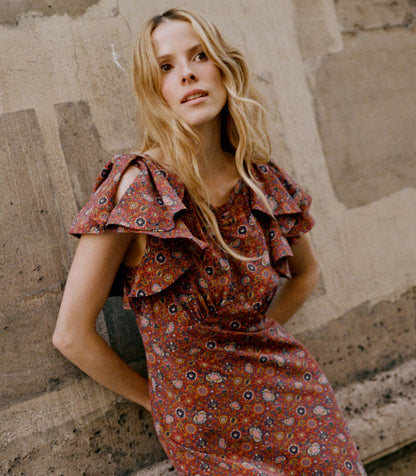 DÔEN Women Beatriz Dress - Rouge Riviera Medallion