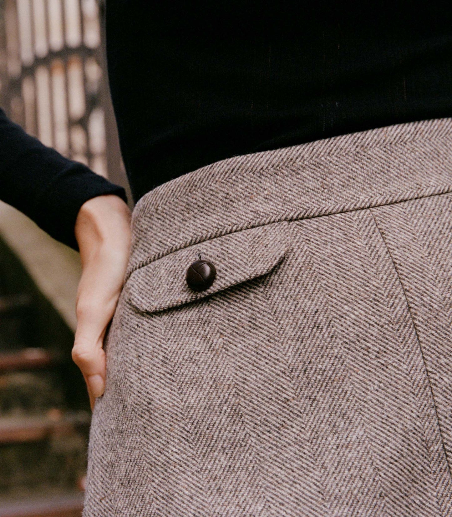 DÔEN Women Eugenia Skirt - Castle Grey