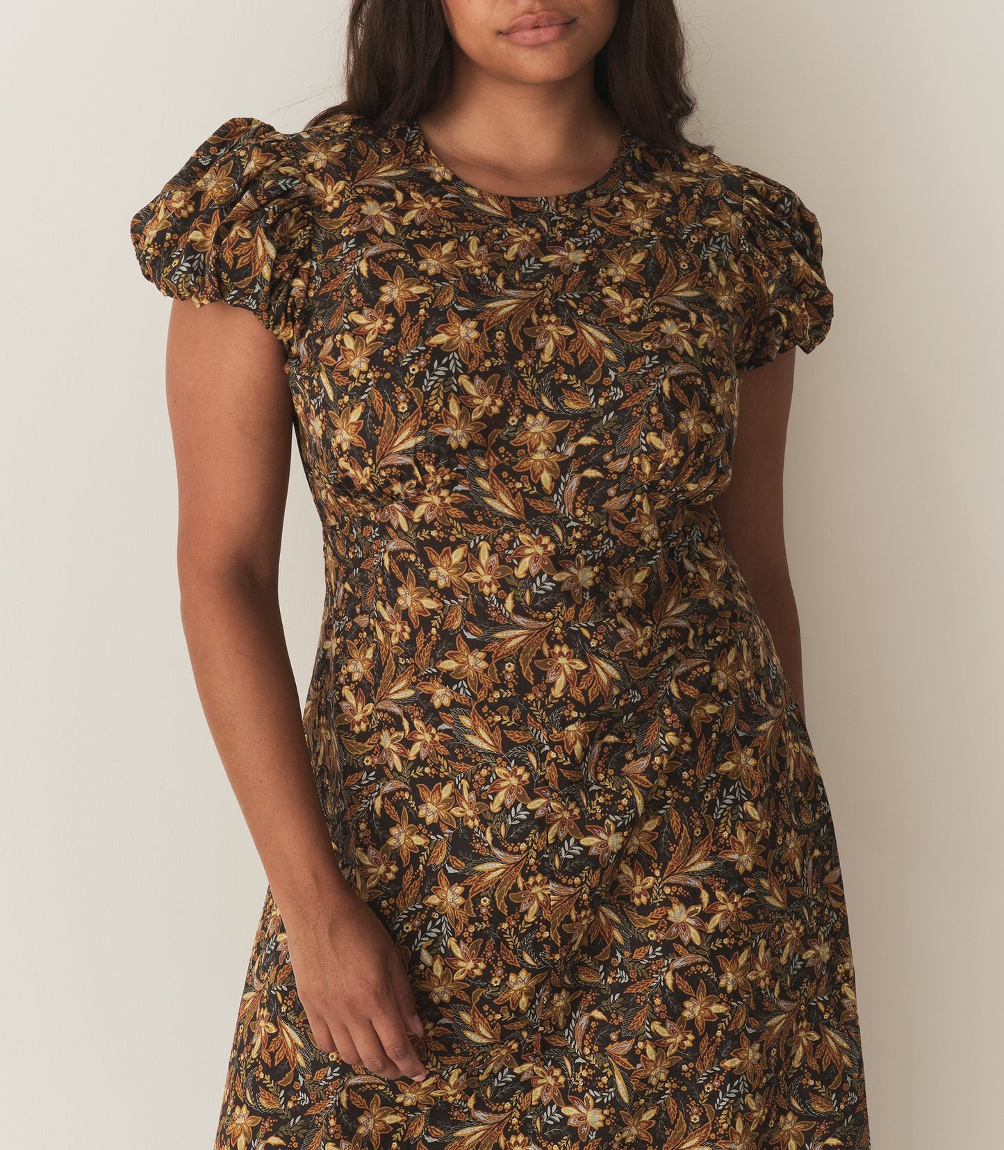 DÔEN Women Rhodia Dress - Noir Narcissus Floral