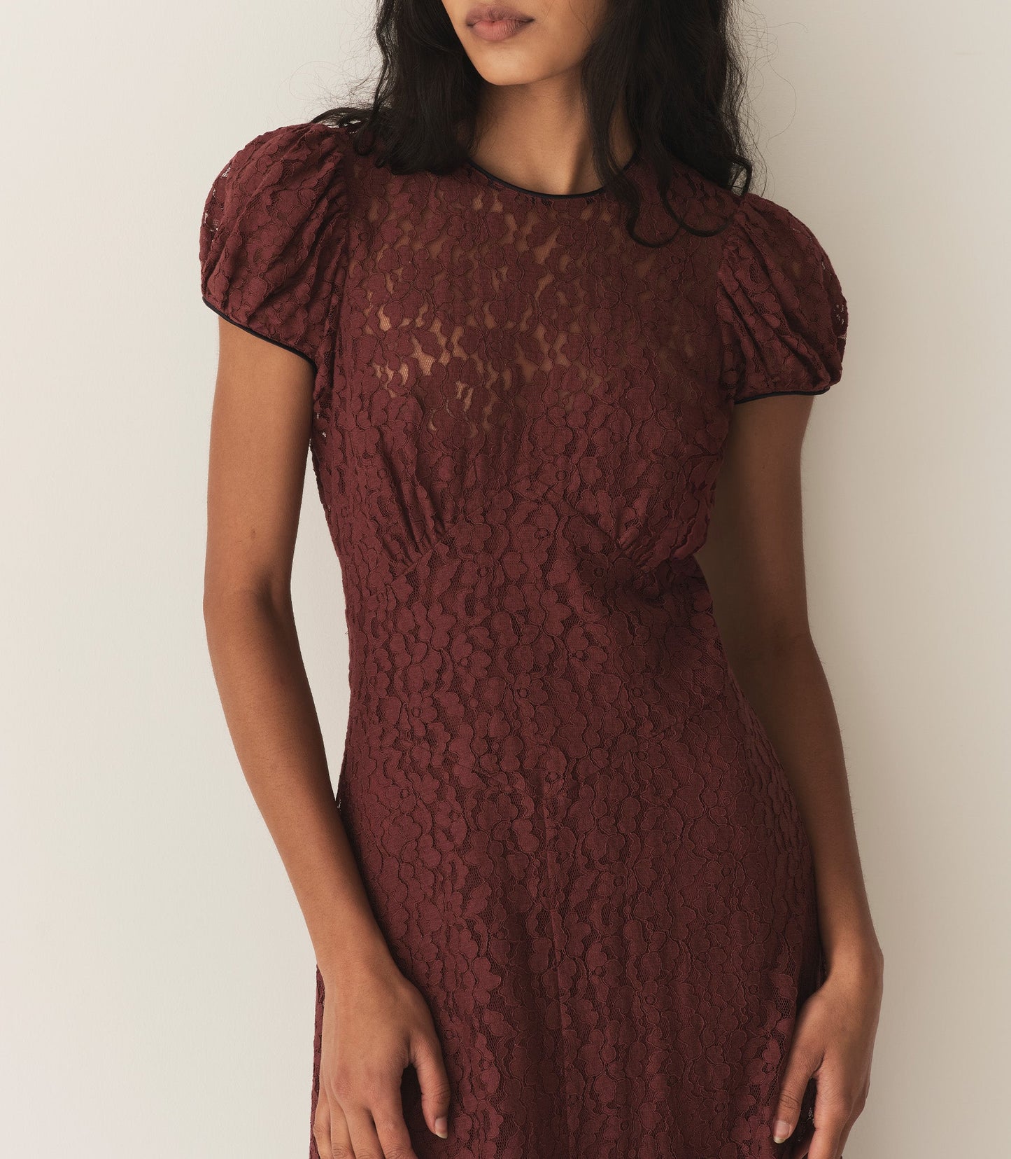 DÔEN Women Katarina Dress - Black Cherry