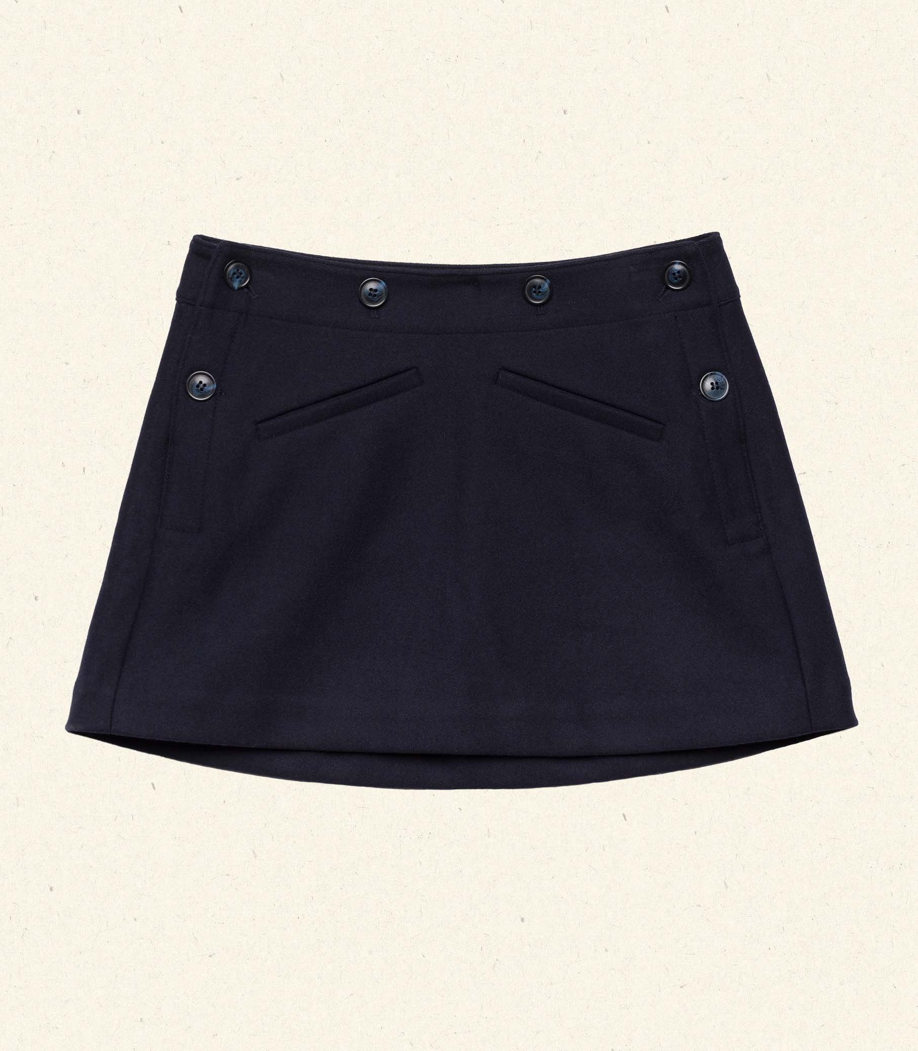 DÔEN Women Raina Skirt - Deep Navy