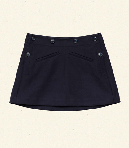 DÔEN Women Raina Skirt - Deep Navy