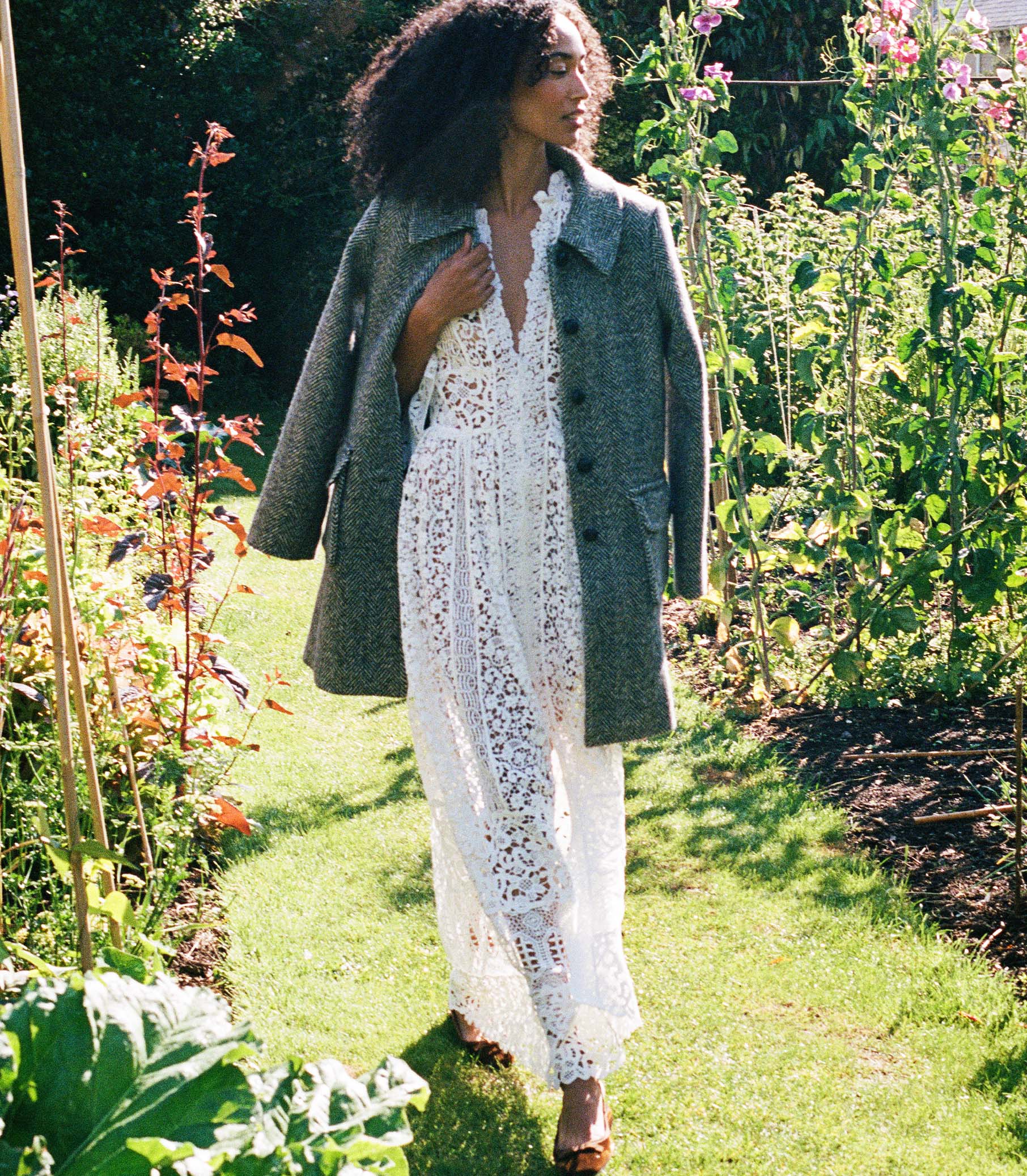 DÔEN Women Bonnaire Coat - Herringbone