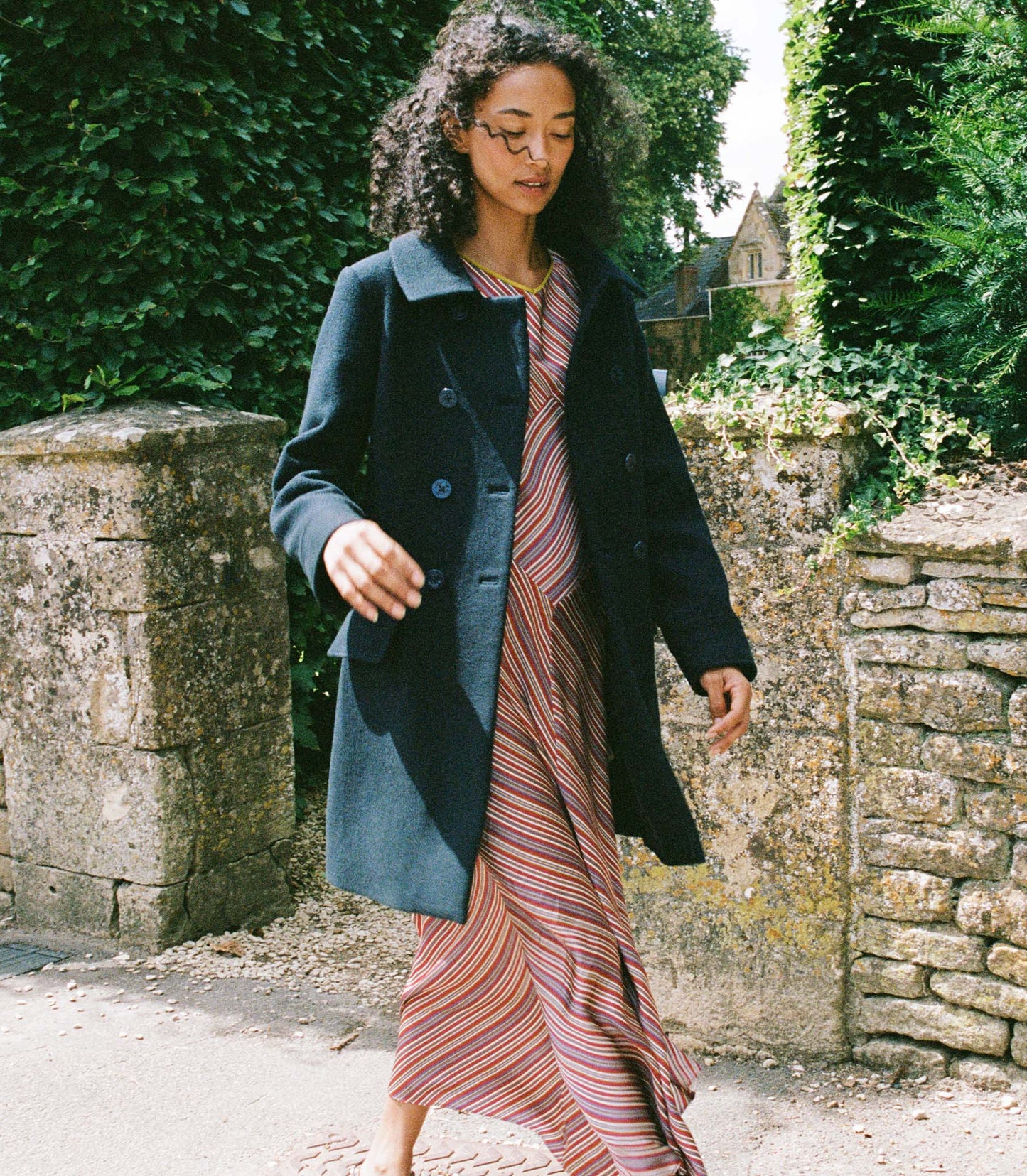 DÔEN Women Wayfarer Coat - Deep Navy