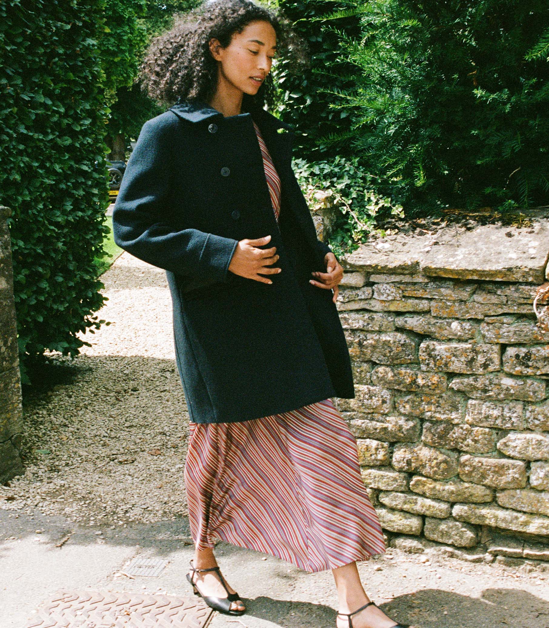 DÔEN Women Wayfarer Coat - Deep Navy