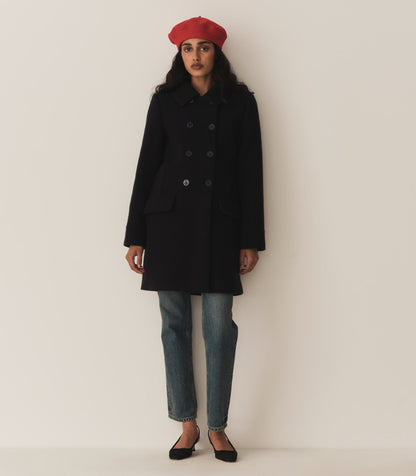 DÔEN Women Wayfarer Coat - Deep Navy