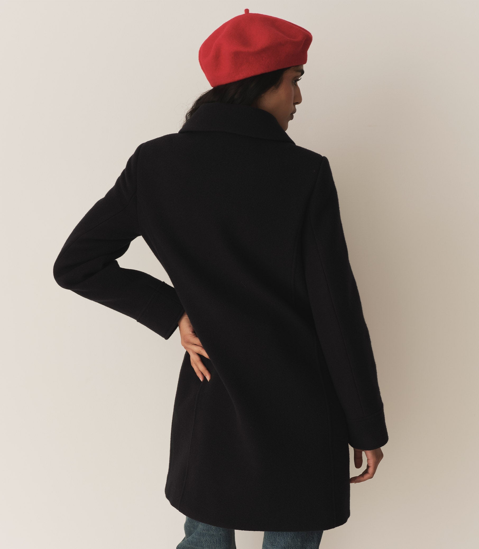 DÔEN Women Wayfarer Coat - Deep Navy