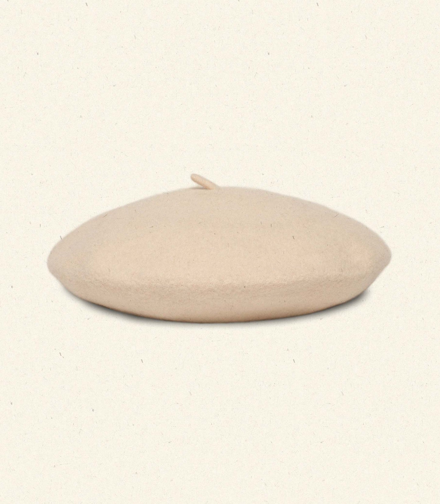 DÔEN Women Georgianna Beret - Cream Wool