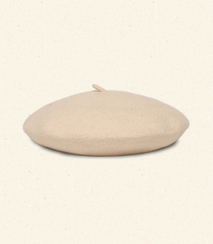 DÔEN Women Georgianna Beret - Cream Wool