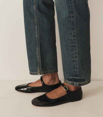 DÔEN Women Mary Jane Slipper - Black Patent