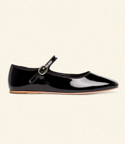 DÔEN Women Mary Jane Slipper - Black Patent