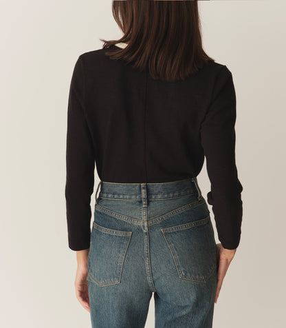 DÔEN Women Clover Tee - Black