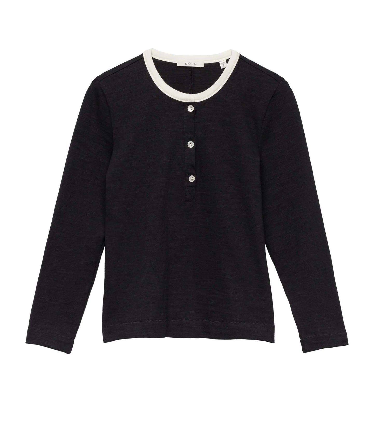 DÔEN Women Clover Tee - Black