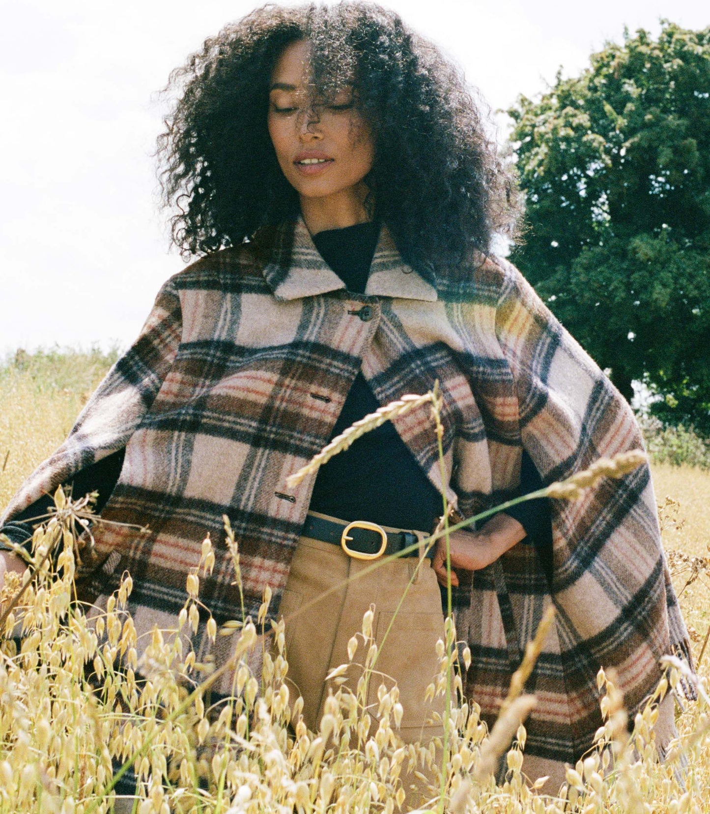 DÔEN Women Kent Cape - Maclaine Plaid