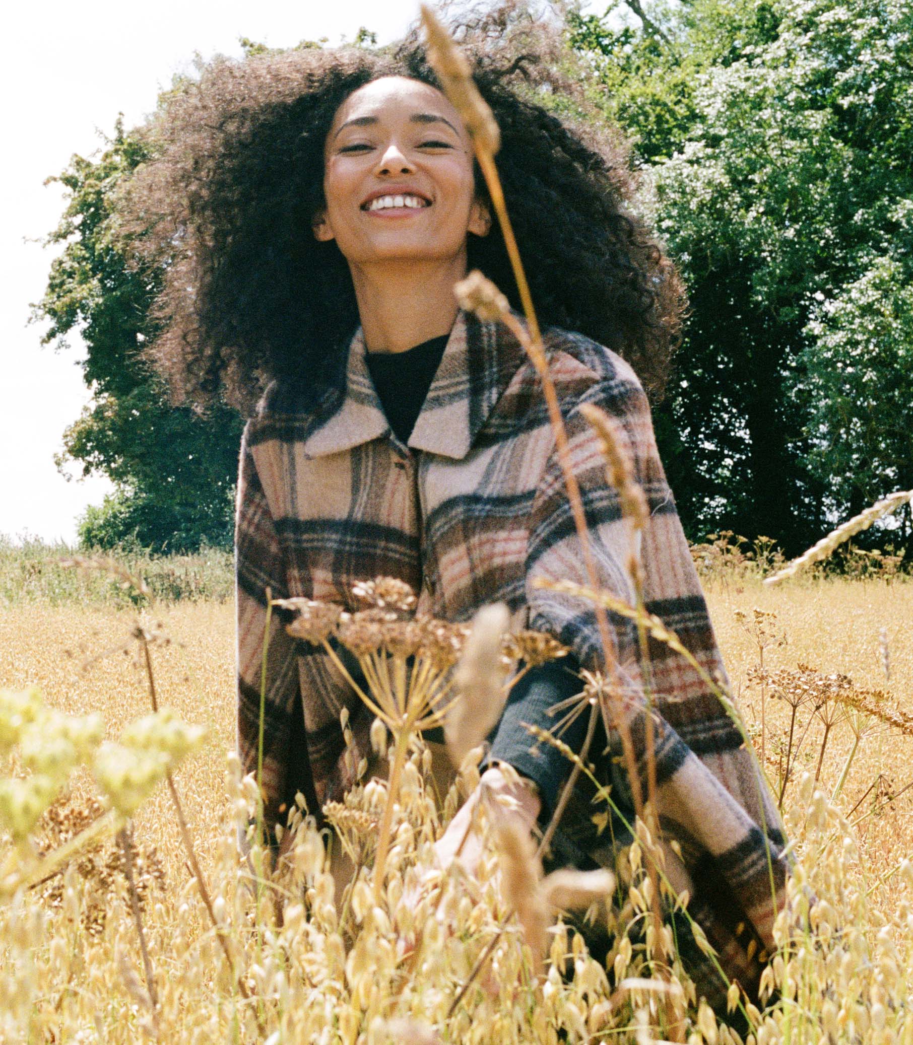 DÔEN Women Kent Cape - Maclaine Plaid
