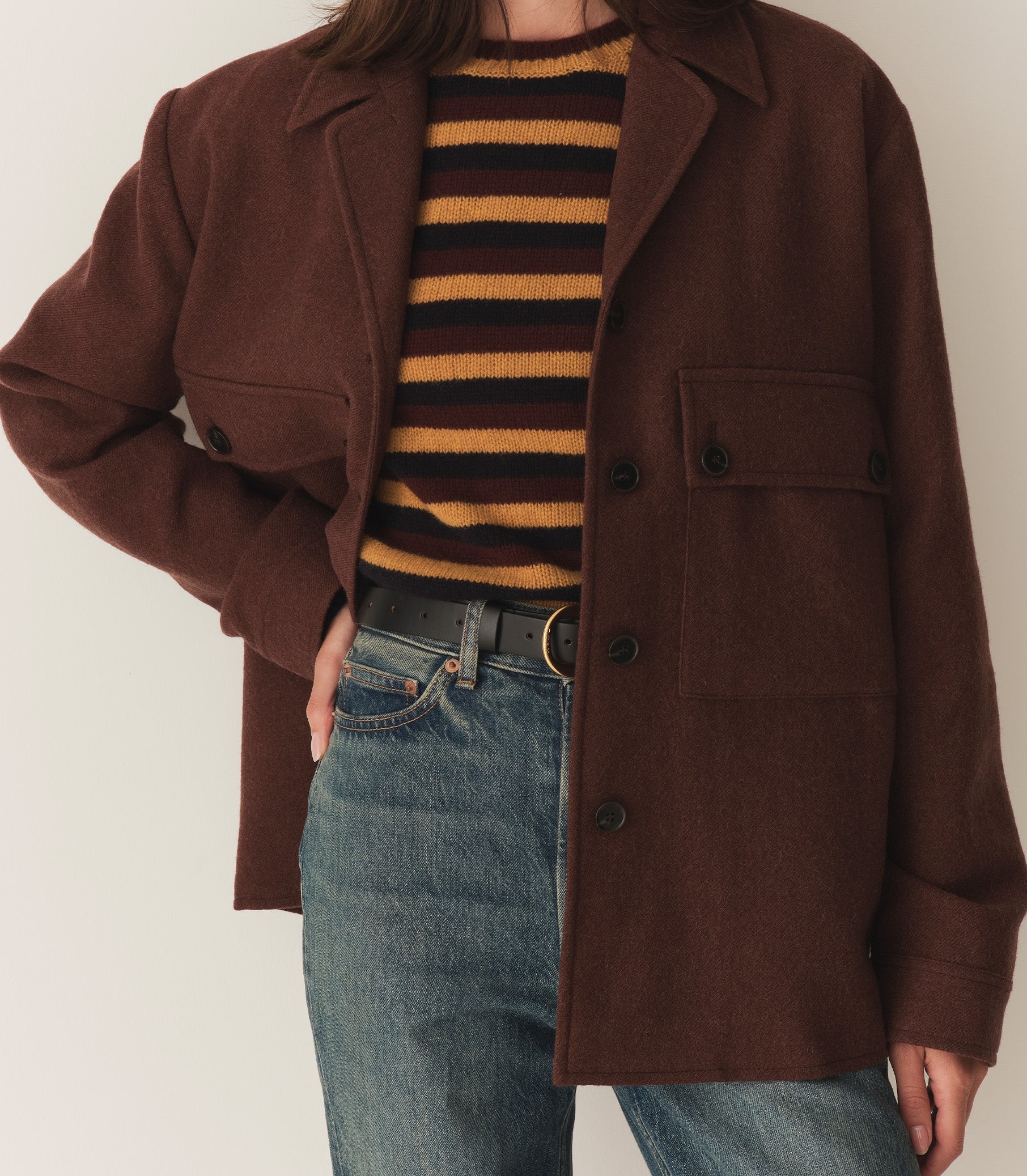 DÔEN Women Clifton Jacket - Rust Umber