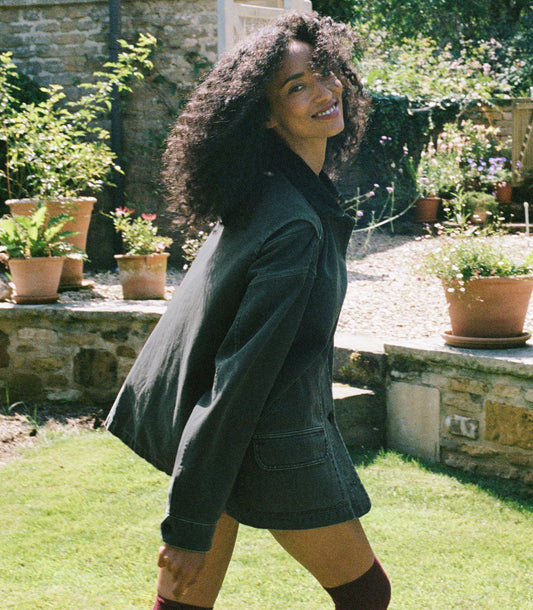 DÔEN Women Pascual Barn Jacket - Dark Olive