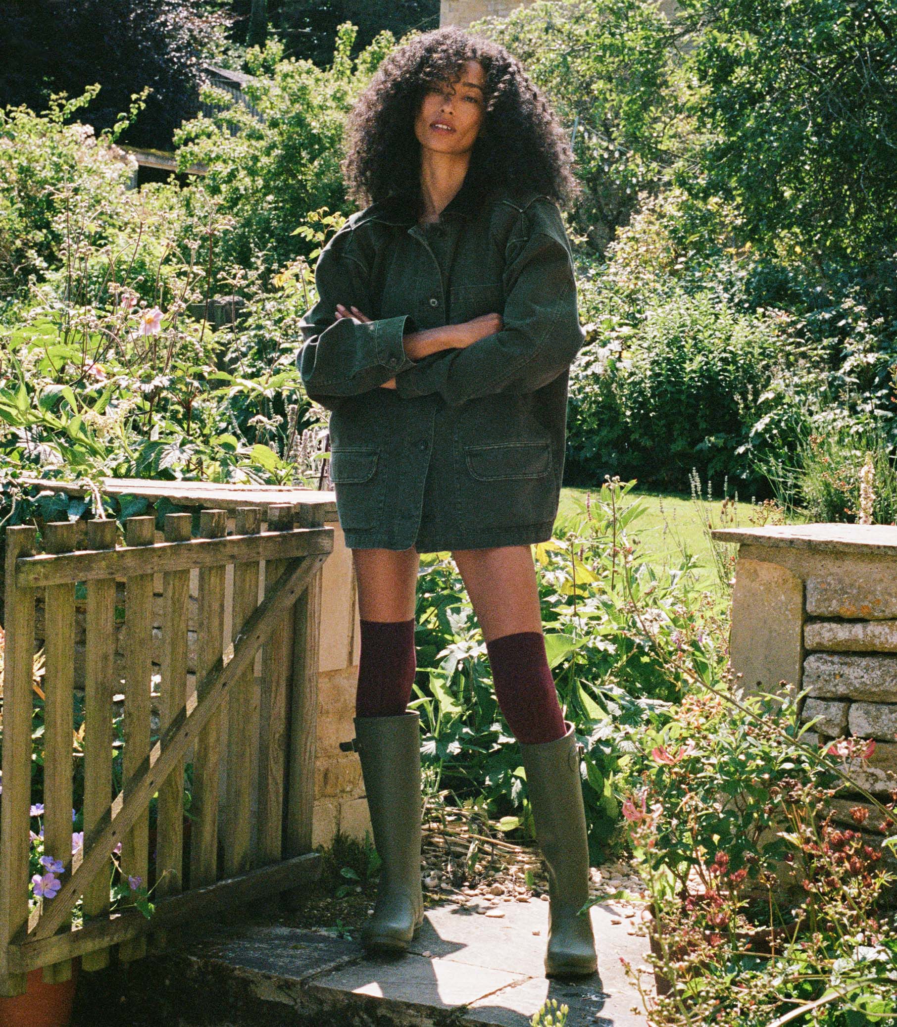 DÔEN Women Pascual Barn Jacket - Dark Olive