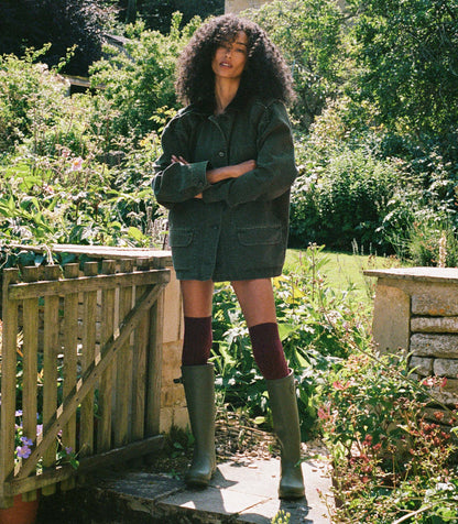 DÔEN Women Pascual Barn Jacket - Dark Olive