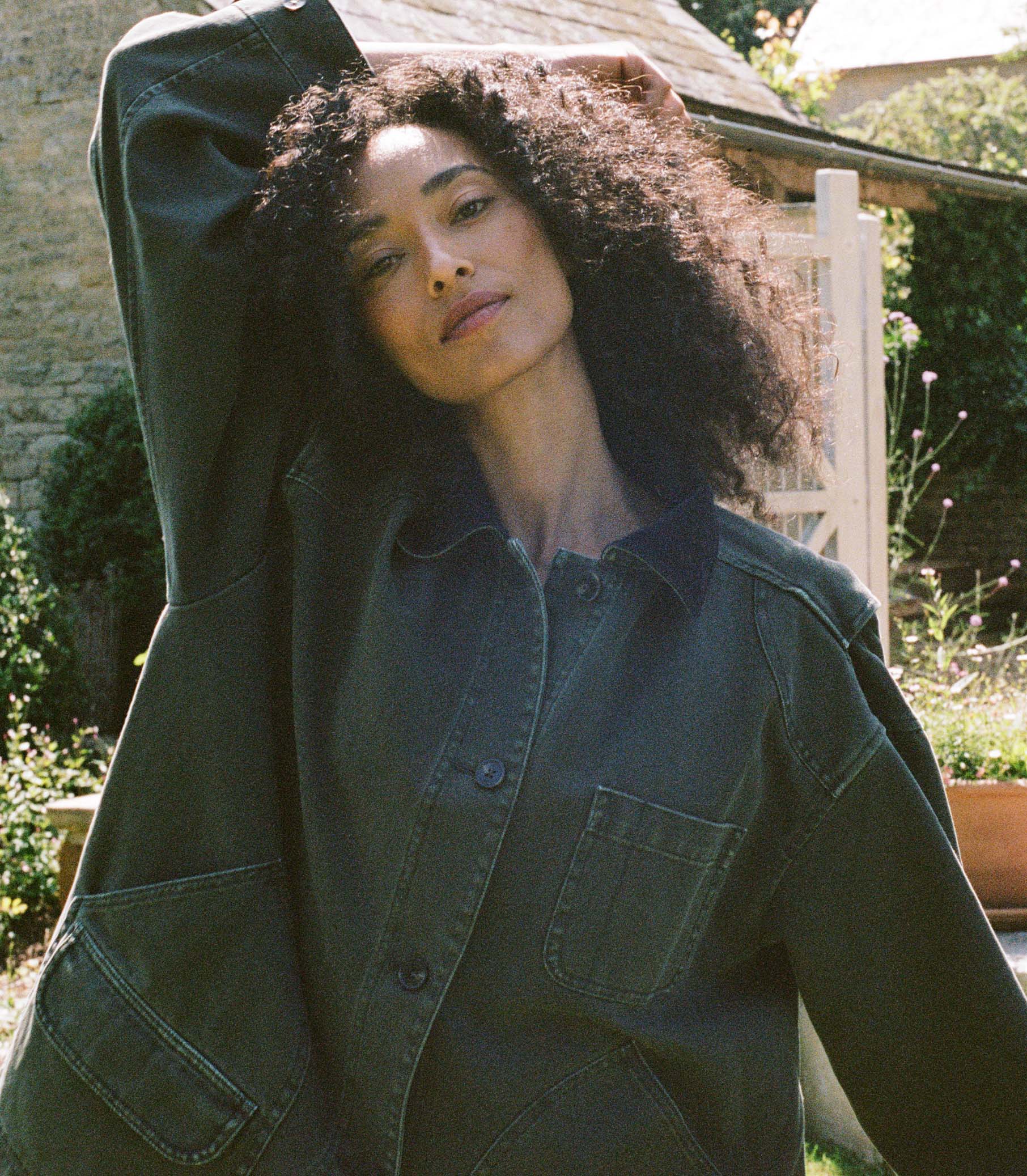 DÔEN Women Pascual Barn Jacket - Dark Olive