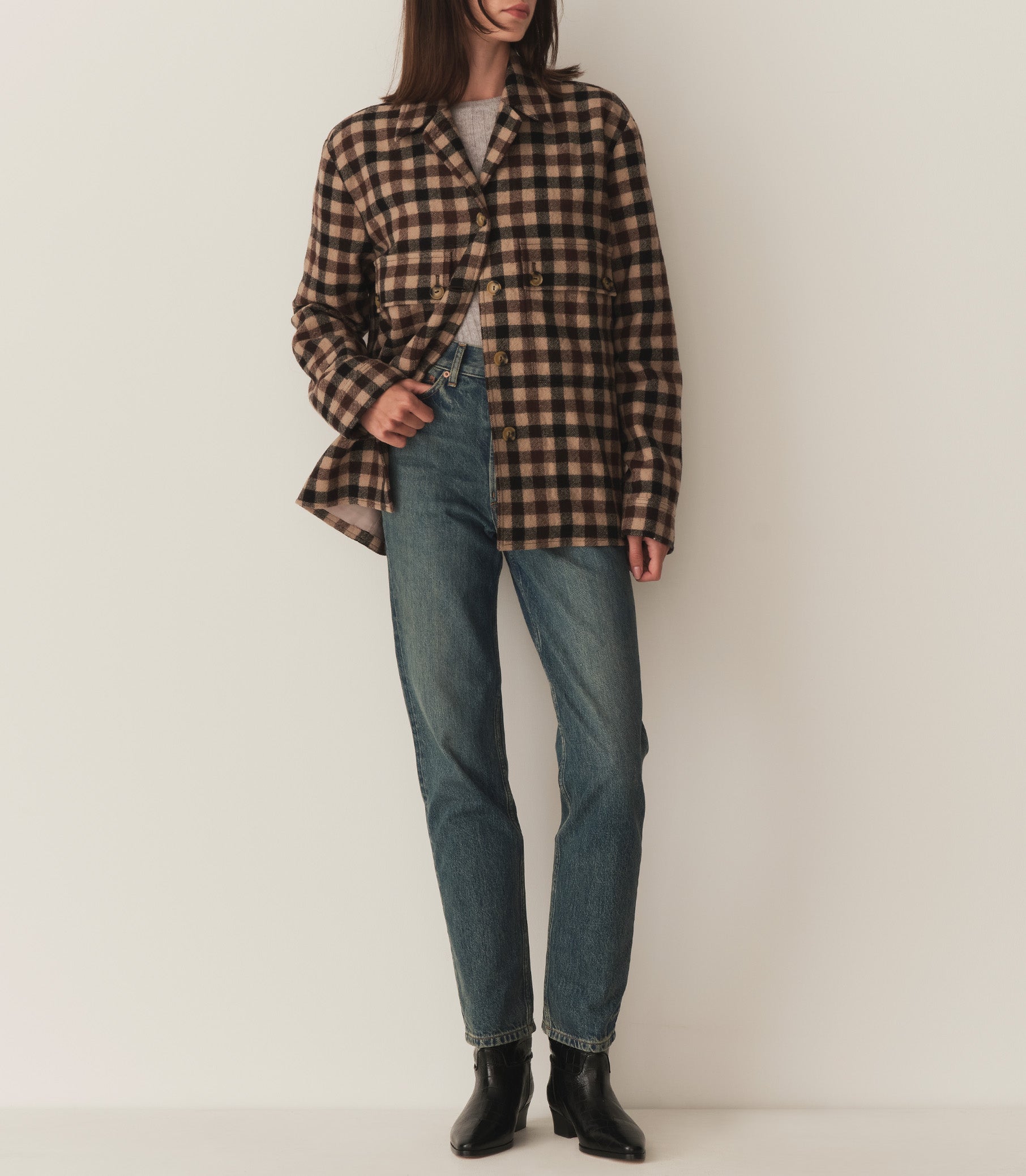 DÔEN Women Clifton Jacket - Vail Plaid