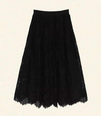 DÔEN Women Sebastiane Lace Skirt - Black