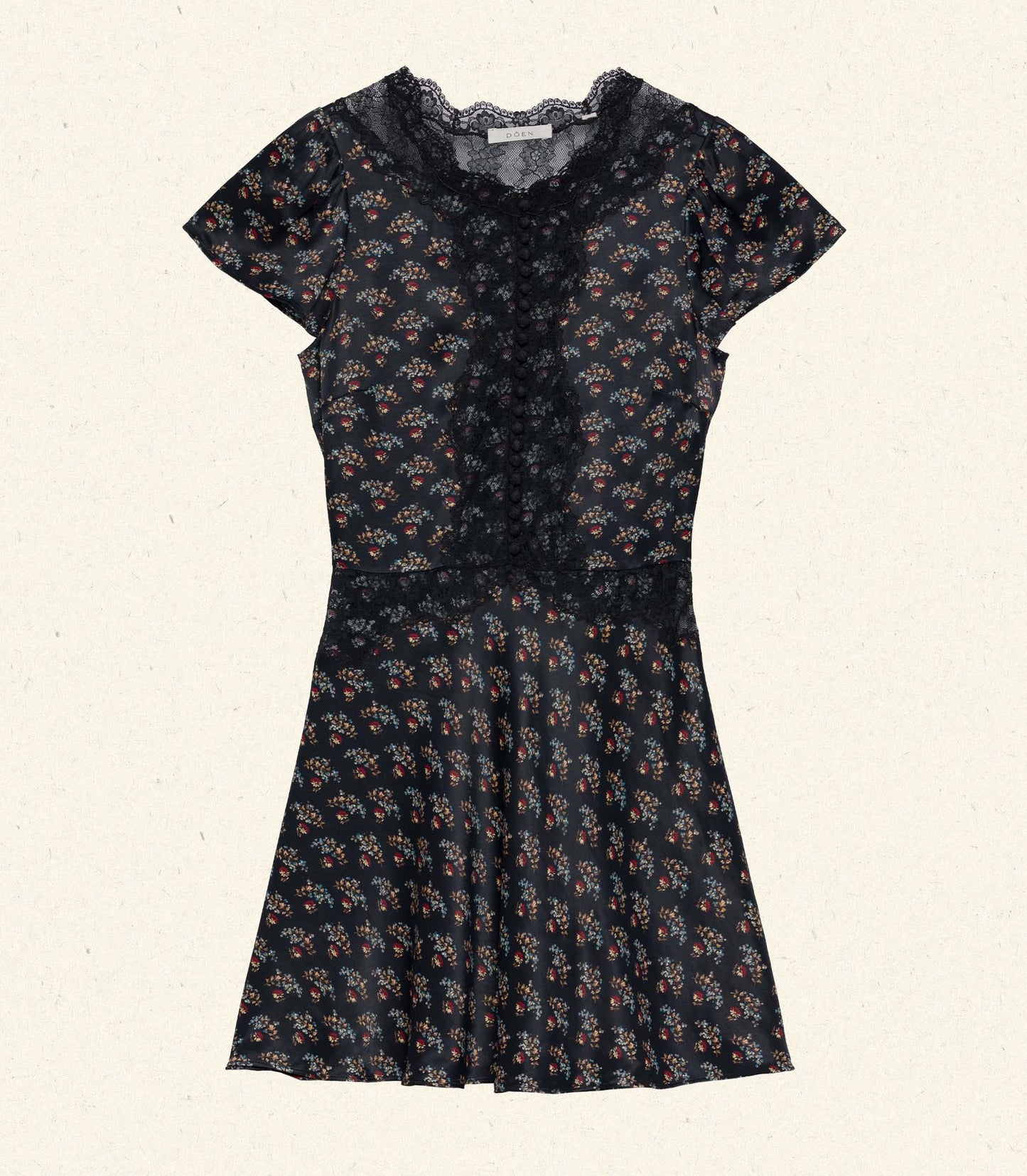 DÔEN Women Ivy Dress - Delphinium Floral