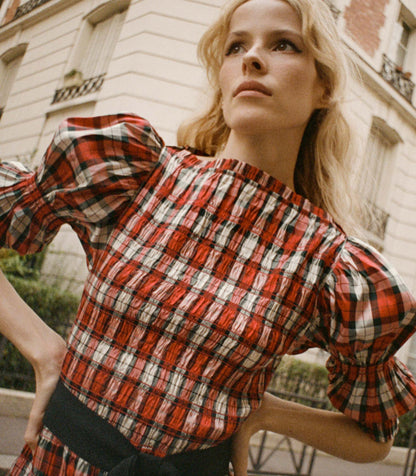 DÔEN Women Raquella Dress - Rouge Adaline Plaid