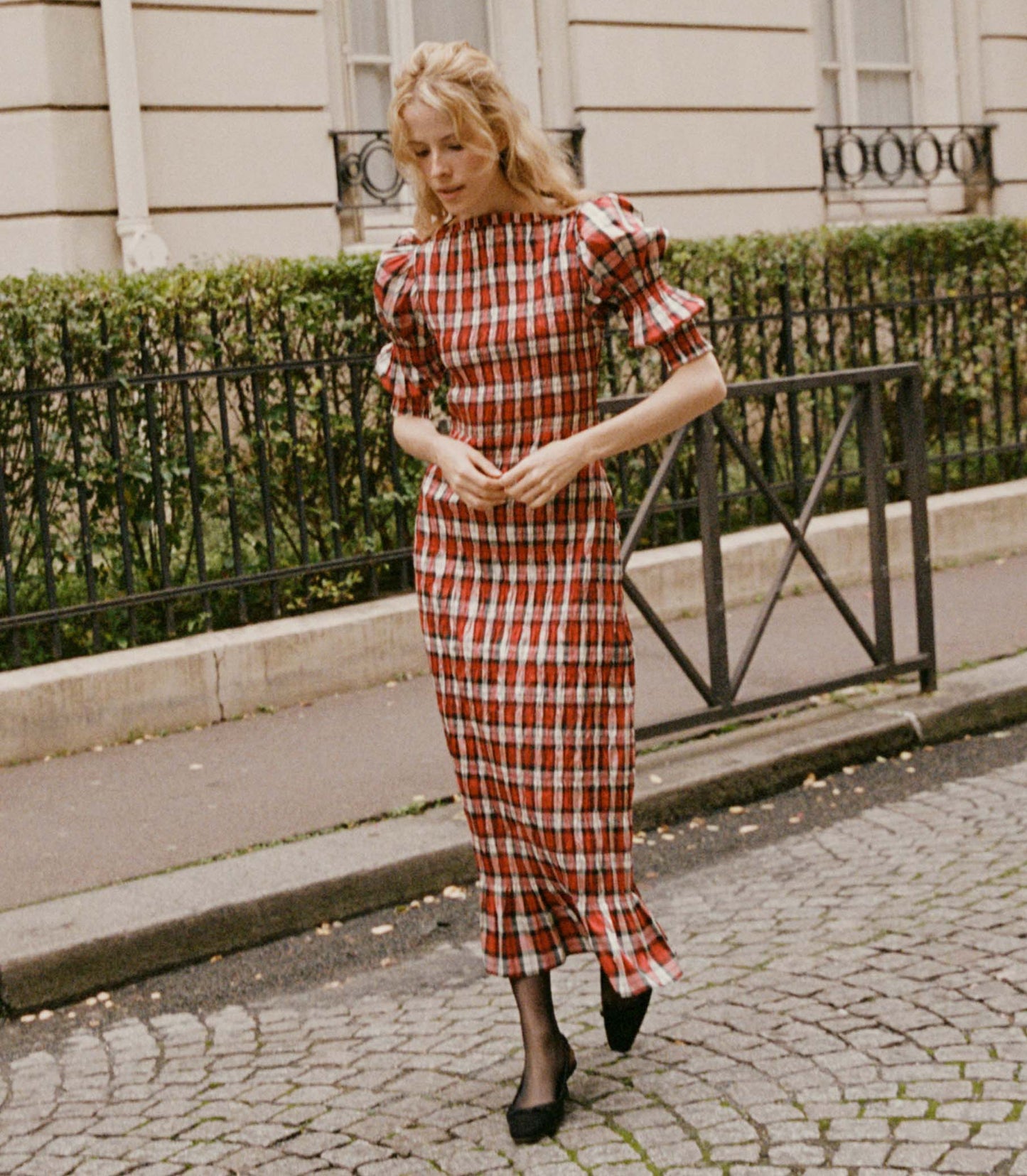 DÔEN Women Raquella Dress - Rouge Adaline Plaid